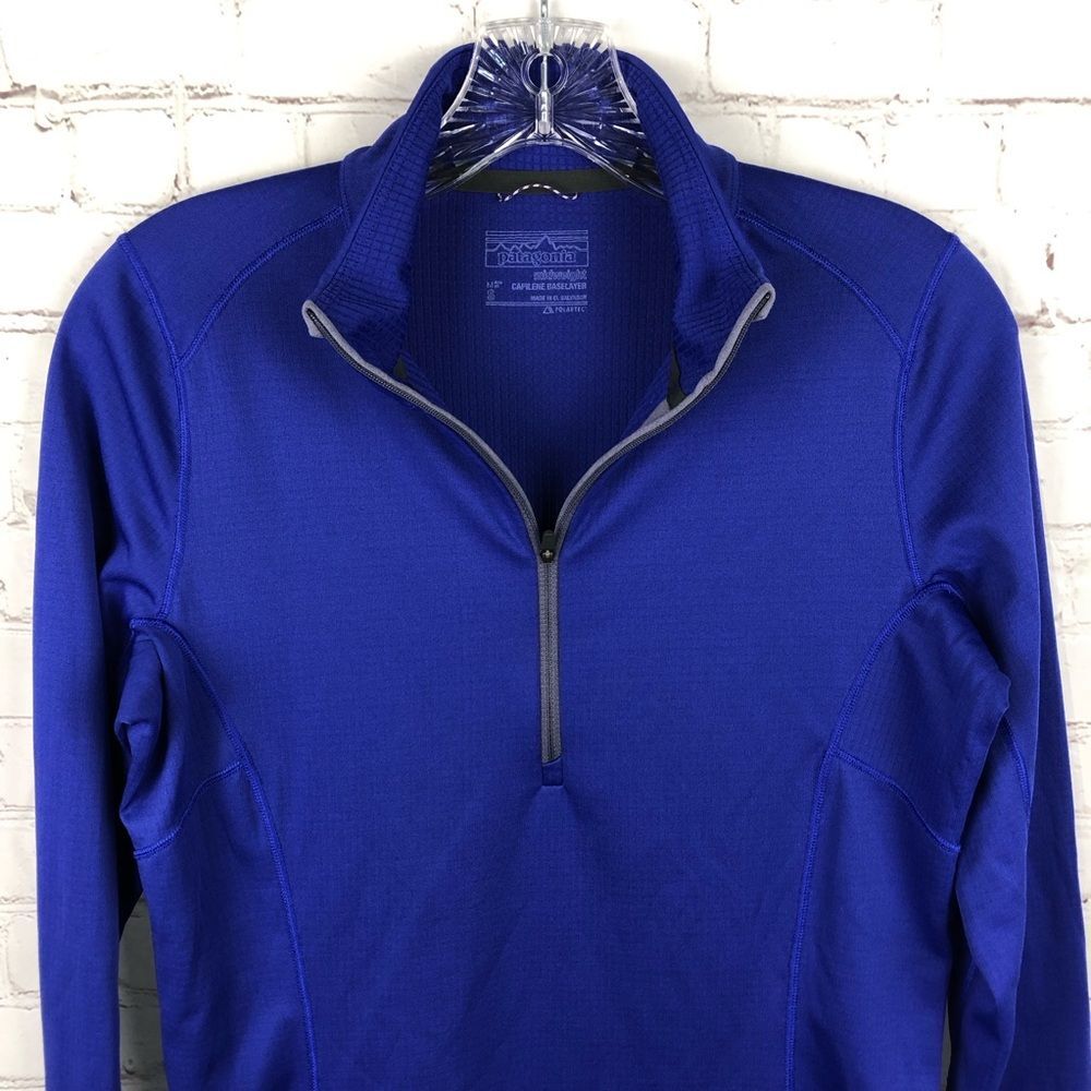 Patagonia Blue Midweight Capilene Baselayer Women's Sz Small